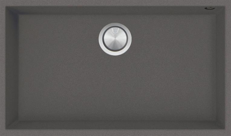 BARAZZA VASCA QUADRA SOUL SOTTOTOP 72,5X40 1V. GRIGIO