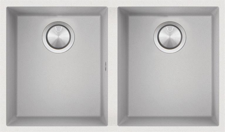 BARAZZA VASCA QUADRA SOUL SOTTOTOP 72X39,5 2V. BIANCO