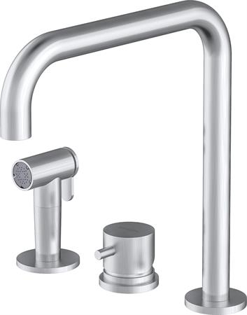 BARAZZA MIX KIT COM.REMOTO E DOCCINO ESTRAIB. INOX