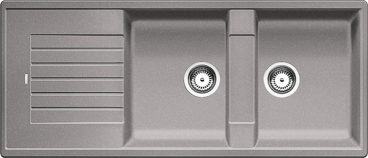 BLANCO ZIA 8 S ALUMETALLIC 2 V + G 116X50