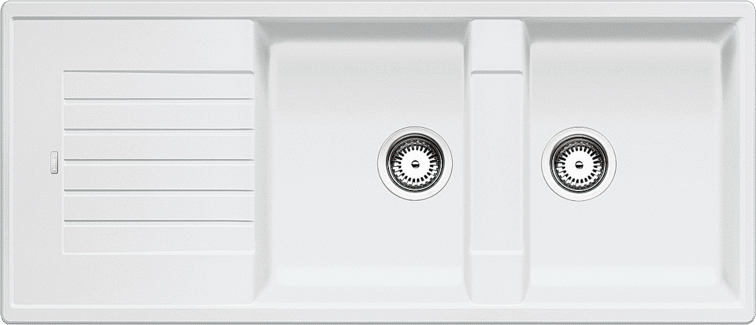 BLANCO ZIA 8 S BIANCO 2 V + G 116X50