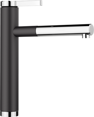 BLANCO LINEE-S Nero / Cromato