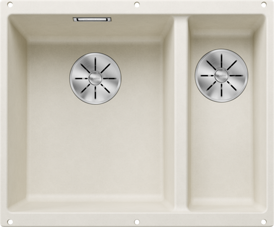 BLANCO SUBLINE 340/160-U Soft White Vasca Sx