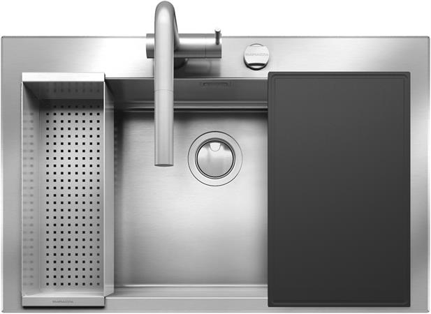 BARAZZA LAV.B_OPEN INC. 79X51 1V. INOX + KIT