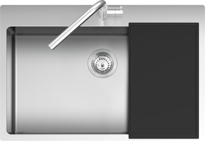 BARAZZA LAV.B_SMART INC.BORDO PIATTO E FILO 76X50,5 INOX