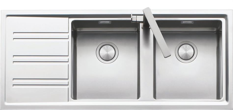 BARAZZA LAV.EASY 116X50 2V.G.SX INOX