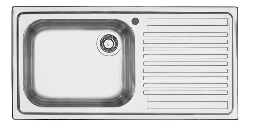 BARAZZA LAV.B_FAST INC. 100X50 1V.G.DX INOX