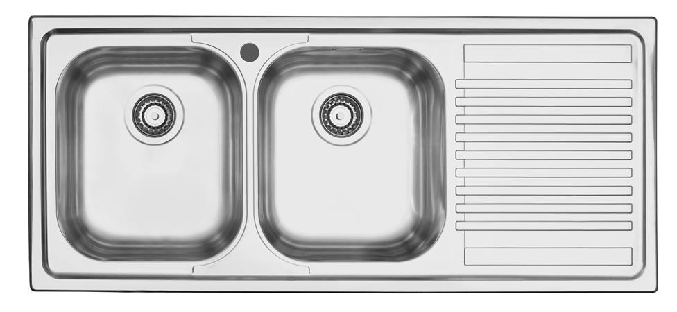 BARAZZA LAV.B_FAST INC. 116X50 2V.G.DX INOX