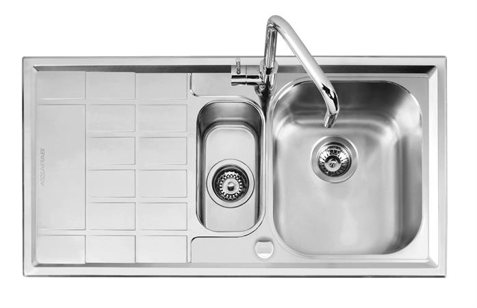 BARAZZA LAV.B_LEVEL INC. 100X50 1V.1/2 G.SX INOX
