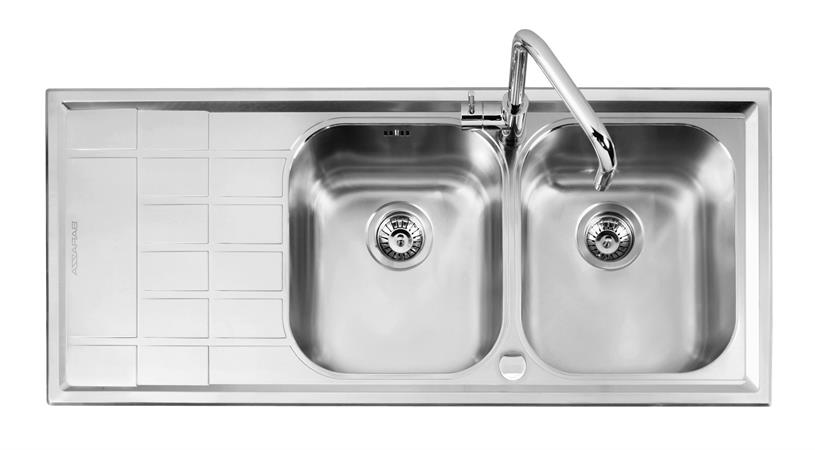 BARAZZA LAV.B_LEVEL INC. 116X50 2V.G.SX INOX