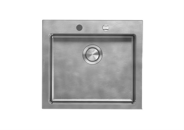 BARAZZA LAV.UNIQUE INC. 58X51 1V. INOX VINTAGE